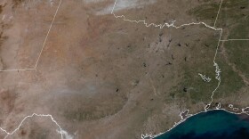 Hardly a cloud in the sky over South Texas on Feb. 23, 2026