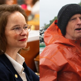 Rep. Sarah Vance (left) and Brent Johnson (right)