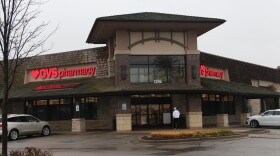 A CVS pharmacy on 9521 Mission Road in Overland Park, Kansas. This location, and about a dozen others in the Kansas City metro, closed temporarily this fall due to staff walkouts.