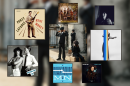 A collage of artwork for new albums and singles. They are displayed in square black frames.