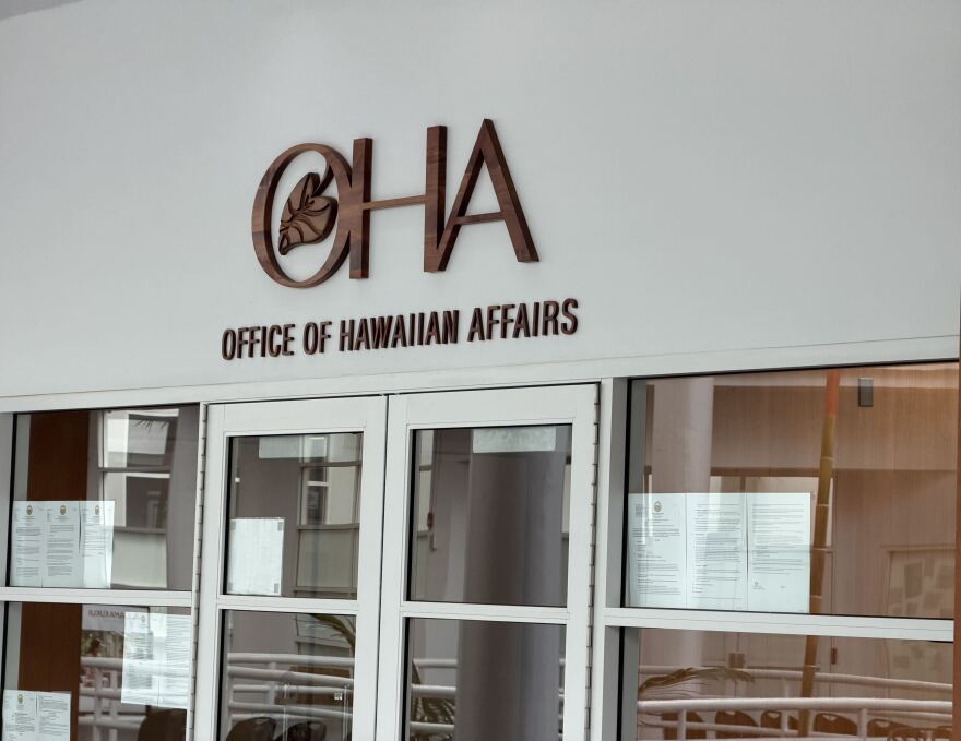 Outside of the Office of Hawaiian Affairs on