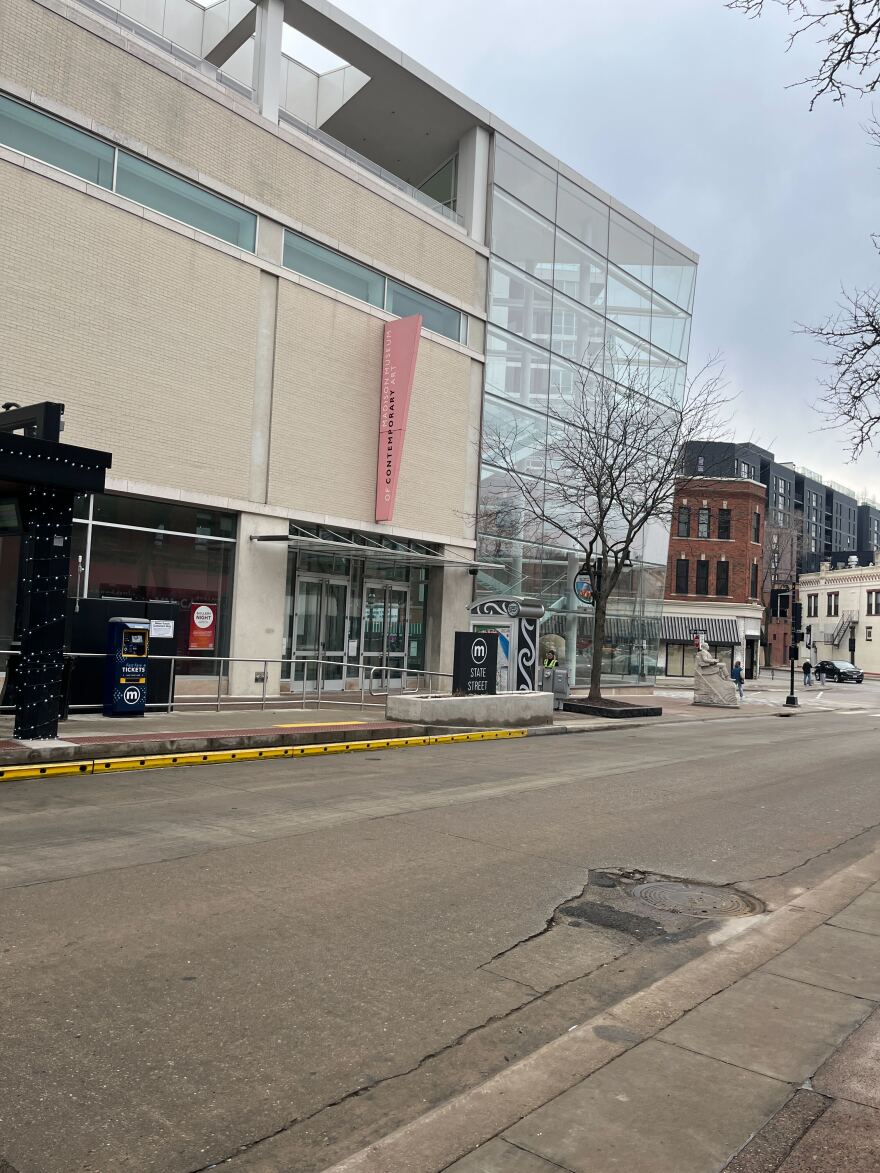 MMOCA is just two blocks from Capital Square in Madison.