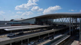 A view of the Nashville International Airport is seen Friday, Aug. 28, 2026, in Nashville, Tenn.
