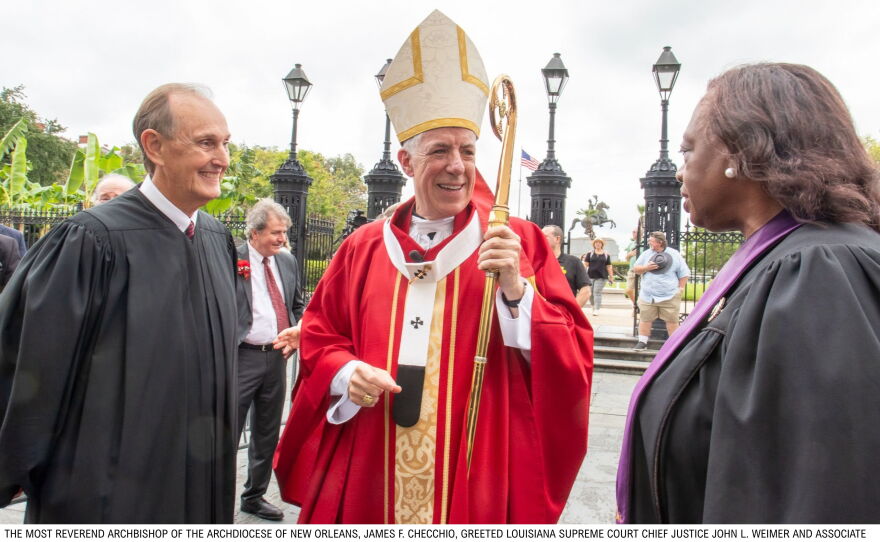 Pictured are the events of the Red Mass that took place on Oct, 5th, 2026