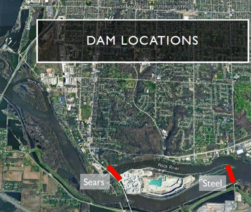 The Illinois Department of Natural Resources is considering options to improve safety in the Rock River, by removing or modifying the Steel and Sears dams.
