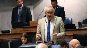 Sen. Mike Gaskill (R-Pendleton) is the senate sponsor of the redistricting bill. He quickly worked to shoot down Democratic amendments to the legislation on Wednesday, Dec. 10.