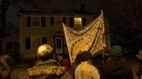 On MLK Day, protesters marched through the streets of Bloomington to the mayor's house.
