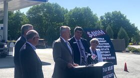 Idaho Gov. Brad Little unveiled his bill to cut taxes and boost education spending on Aug. 23. Nine days later, it was law. (Courtesy of Sadie Dittenber/Idaho EdNews)