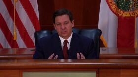 Gov. Ron DeSantis says the decision for students to return to school could be made on a county-by-county basis.