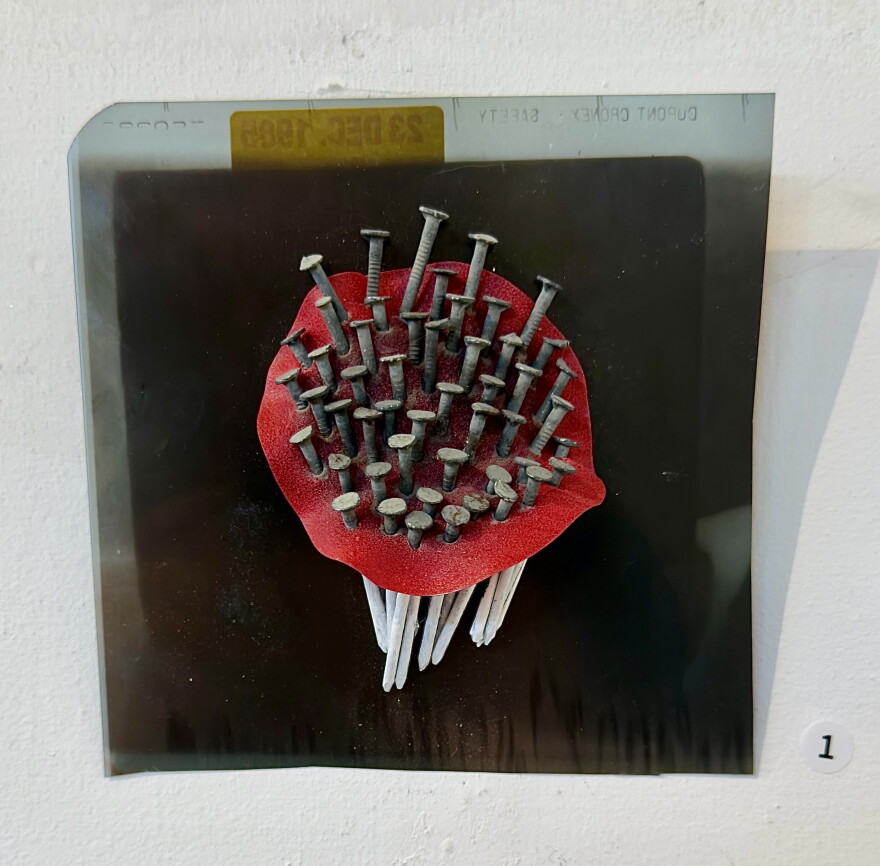 Nail and jello assemblage