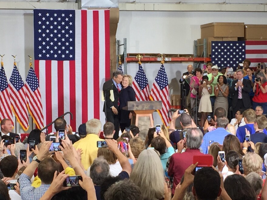 Sherrod Brown Hillary Clinton