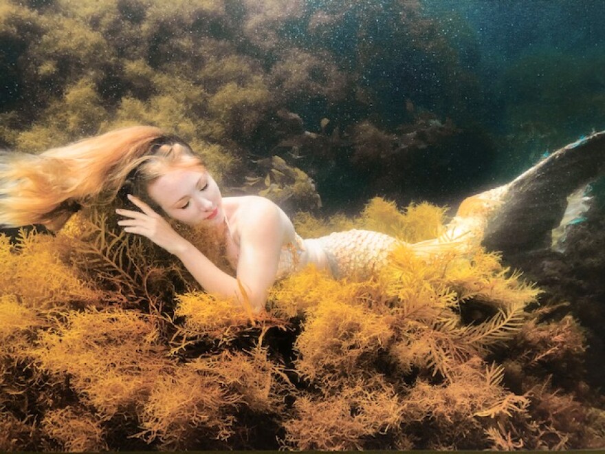 Ralph Clevenger's photograph of a sleeping mermaid was shot in the Santa Barbara Channel.