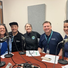 Brenna Kelly, Sunshine Loveless, Gail Loveland Barille, Brian Smith and Karen Shostak - at WUTC.