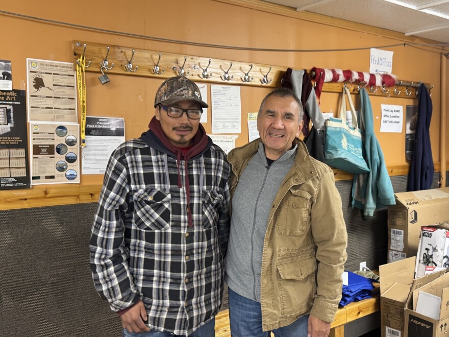 (From left) Robert Qaummaluk Lisbourne and Eduard Kergytagyn Zdor plan to collaborate in summer 2025 to document Point Lay residents' traditional knowledge about walruses.