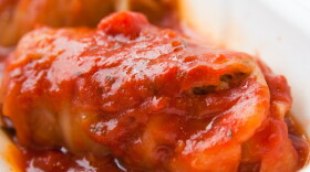 Golubtsy, or Russian-style stuffed cabbage