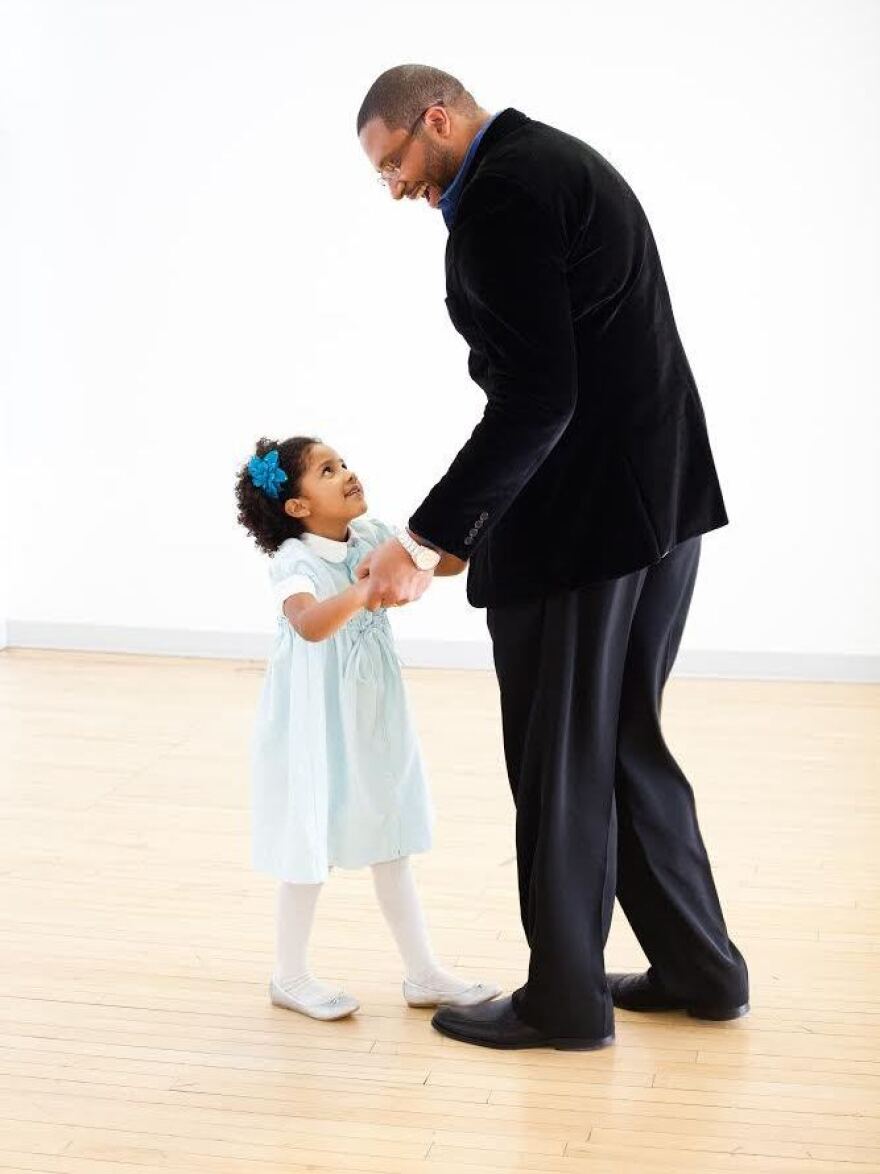 Jimmy Greene with his daughter Ana.