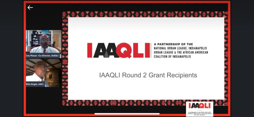 The second round of grants was announced on the Indianapolis Urban League's Facebook. (Jill Sheridan WFYI)