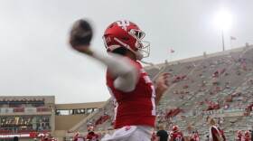 Hoover Warming up before the game