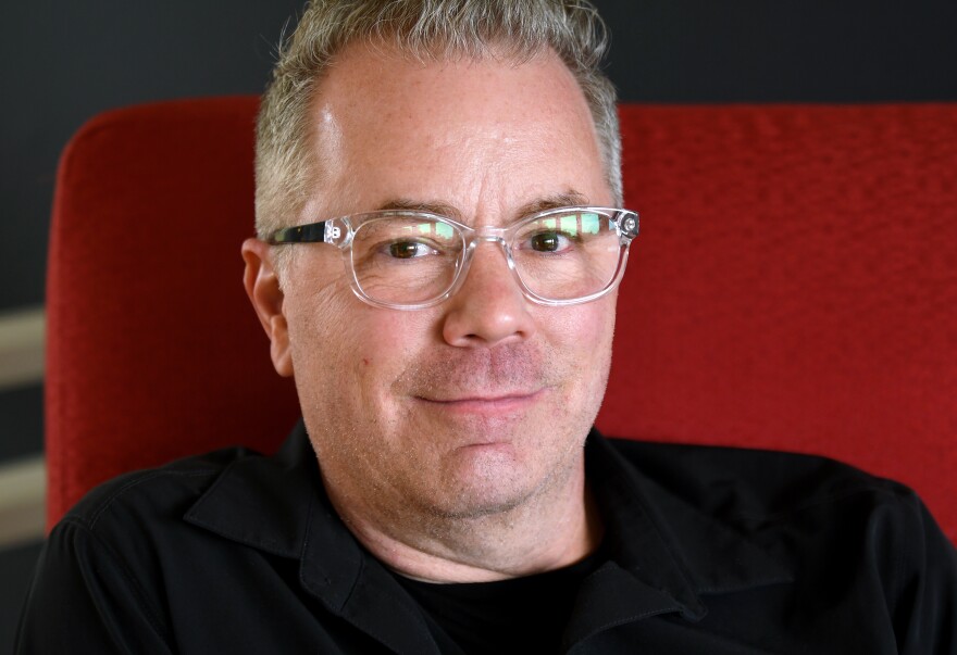 Tom Campbell, who is trying to visit as many replica Liberty Bells in the United States as possible, poses for a portrait at his home in Fort Collins, Colo., April 10, 2026.