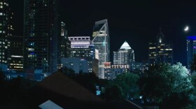 The Charlotte skyline is clearly recognizable in the opening images in "Delilah."