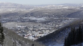 In this Nov. 23, 2013, photo, shows Park City from a trail at the Park City Mountain Resort, in Park City, Utah. About half of Utahs 14 resorts are up and running on snow that piled up during November. Officials say season-pass sales are strong. Park City has booked 28 percent of the season for lodging already.