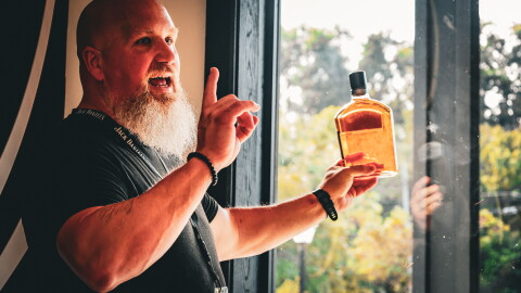 Jed Lirette, senior brand ambassador at the Jack Daniel's Distillery in Lynchburg, Tenn.