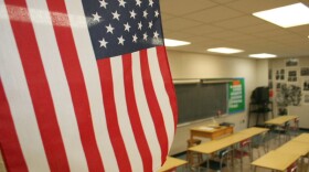 Flag in classroom