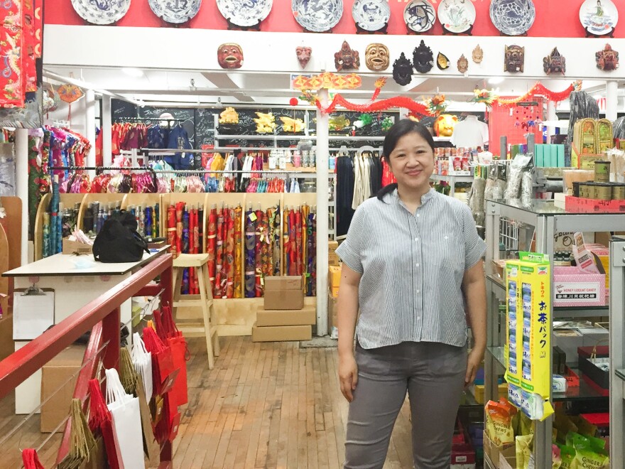 Joanne Kwong is familiar with the struggle for customers during the pandemic. She runs Pearl River Mart, a department store that sells Asian decor and art. Her store has a location in Chelsea.