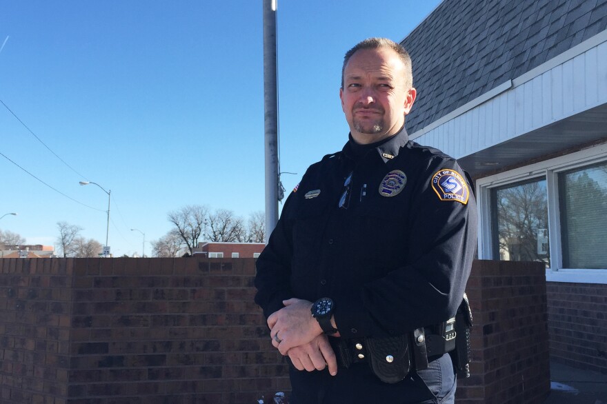 In Sidney, Neb., Police Chief B.J. Wilkinson says there's been a 50 percent increase in marijuana-related offenses in the year since neighboring Colorado legalized the drug.