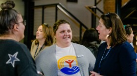 Nadina Pupic, director of programs for the United Way of Central Shenandoah Valley, photographed at the opening of the organization's Staunton office.