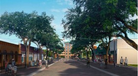 Computer rendering of what the Streatery will look like after renovations are finished.