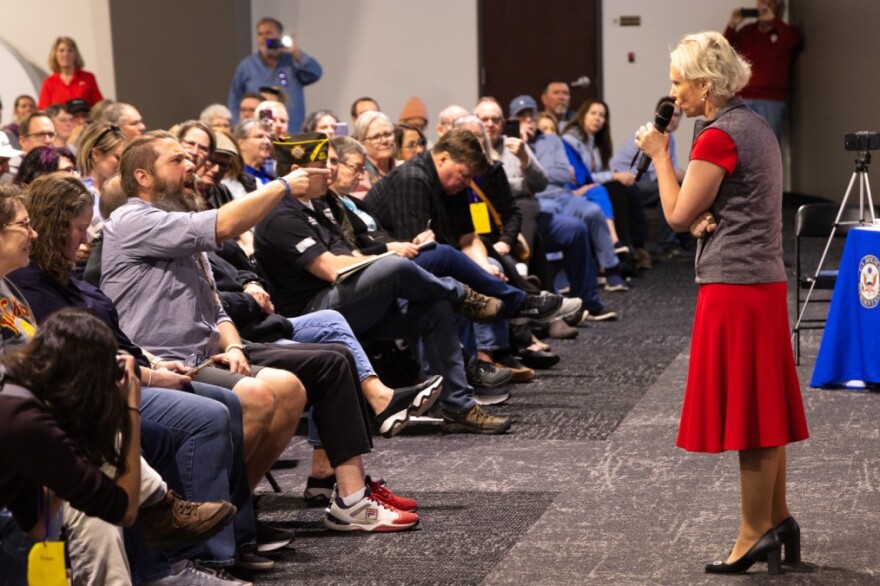 Constituents voiced their concerns to U.S. Rep. Victoria Spartz during the town hall.