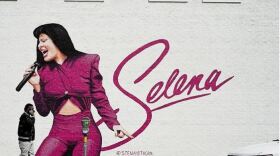  A mural of singer Selena in Dallas, Tx.