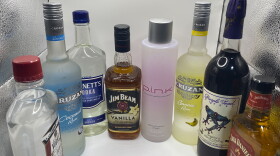 This photo provided by the KentuckyPublic Protection Cabinet shows confiscated alcohol that the state of Kentucky will auction off on Wednesday, Nov. 27, 2024. (KentuckyPublic Protection Cabinet via AP)