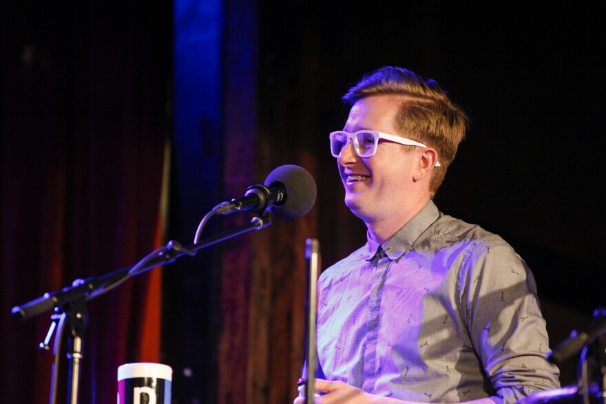 Kyle Jarrow appears on Ask Me Another at the Bell House in Brooklyn, New York.
