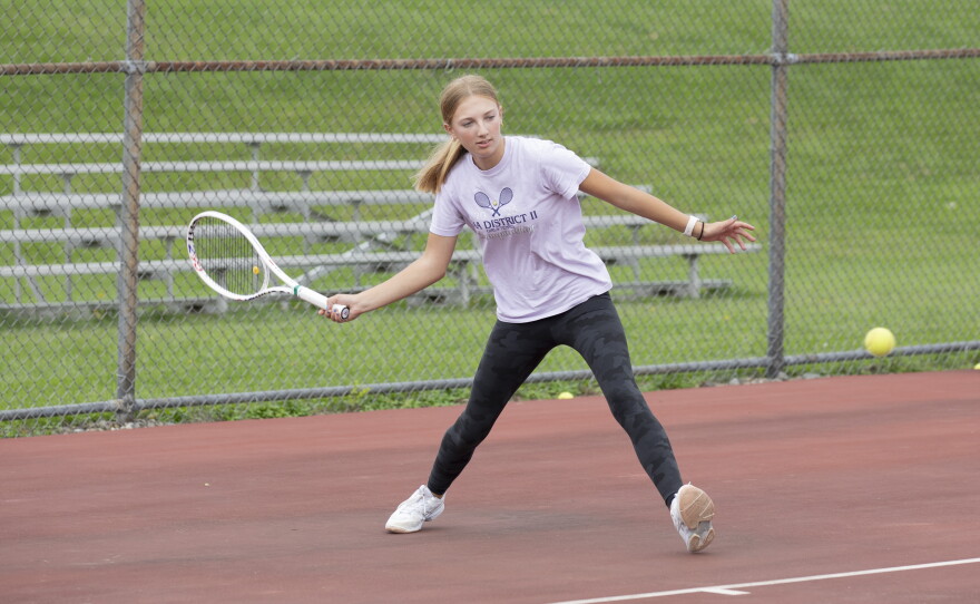 Like her sister, Anna Evans is undefeated this season.
