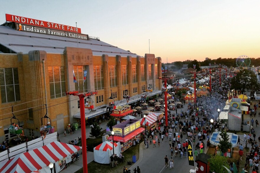 The two bodies view their roles and responsibilities differently. Above, the fairgrounds in 2017.