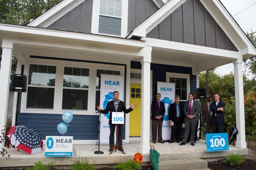 NEAR Director John Franklin Hay says when the project started, 43 percent of the homes in St. Clair Place neighborhood were vacant or unoccupied.