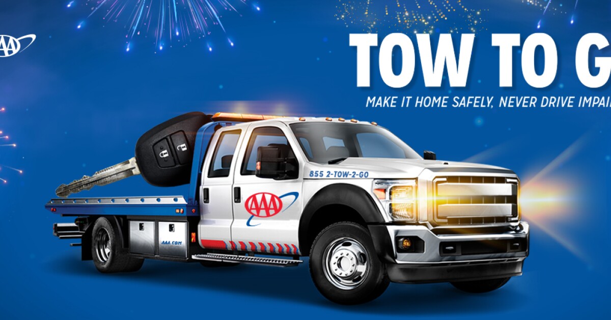 AAA -- The Auto Club Group activates free Tow to Go program for Independence Day holiday weekend