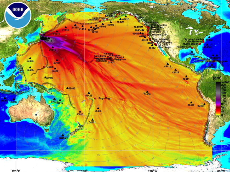 Tracking A Tsunami Barreling Across The Ocean KUNC