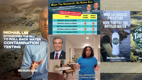Many of the campaign ads in the 2026 Senate District 7 race have focused on Republican incumbent Senator Michael Lee's track record on regulating Duke Energy and PFAS contamination.