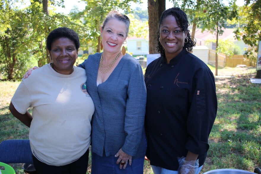 Cookie Coleman, Poppy Tooker and Chef Hardette Harris in Shreveport