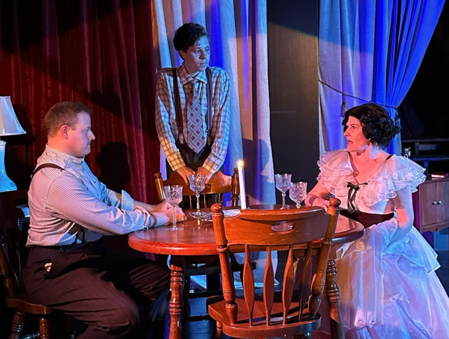 Mockingbird's "The Glass Menagerie" in 2023 at Black Hawk featured Tristan Tapscott, left, Roger Pavey Jr. and Jackie McCall.