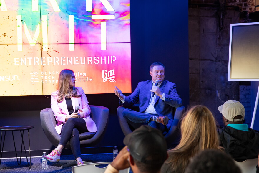 A photo taken at the 1st annual Spark Summit in 2021. Photo taken by Ryan Cass and courtesy of the Tulsa Creative Engine. Provided on September 8, 2022.