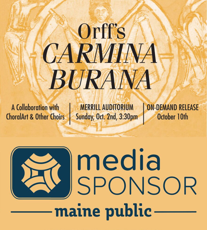 Orff's Carmina Burana information graphic