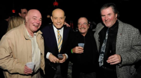 Cheeks (left), with Buddy Cianci, Phoenix Publisher Stephen Mindich and Chip Young