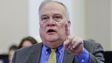 FRANKFORT, March. 4 – Senate President Robert Stivers, R-Manchester, presents Senate Bill 6, an act related to the endowed research fund, during Wednesday’s Senate Committee on Appropriations and Revenue meeting.