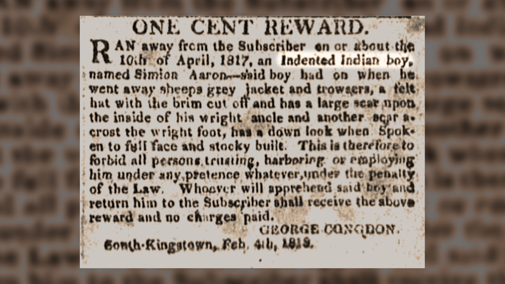 The hidden history of Indigenous slavery in New England and beyond ...