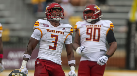 Two ULM football players.