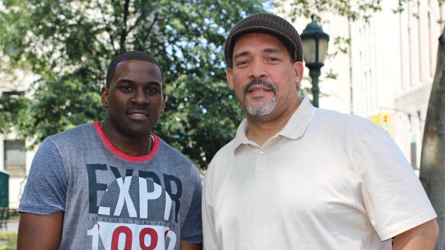 Anthony Merkerson and Charles Jones, on a visit with StoryCorps in New York City.